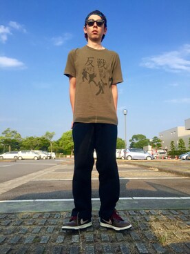 「Undercoverism（アンダーカバイズム）のアイテム（キャップ）」を使った、Heroさん（メンズ・173cm）の夏コーディネート