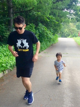 「soe（ソーイ）のアイテム（その他パンツ）」を使った、Heroさん（メンズ・173cm）の夏コーディネート