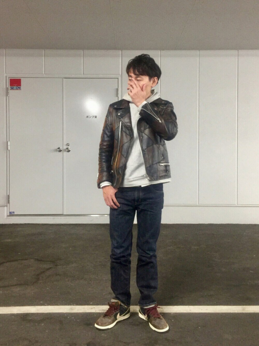 M.W.O.B.H.M mwobhmダブルライダースジャケット M.W.O.B.H.M.】つぎはぎだからこそ、渋いかっこよさがある。 ツギハギ