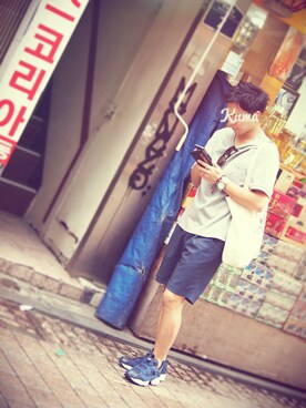 KUMAさん（メンズ・172cm）の夏コーディネート