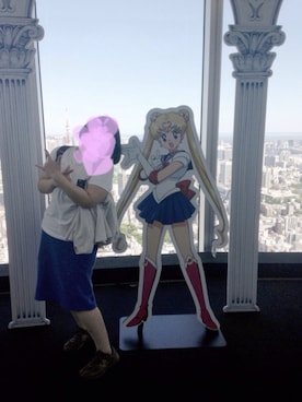「セーラームーン展」｜you!さん（レディース・165cm）の春コーディネート
