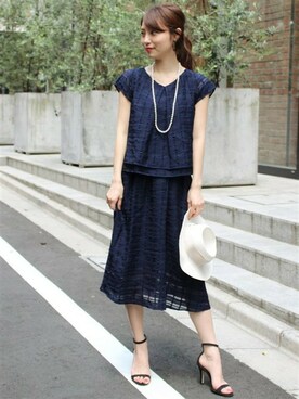 「ootd」｜ちぃさん（レディース・165cm）の夏コーディネート