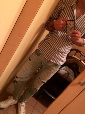 ふる〜いの着るヤツ。さん（メンズ・173cm）の春コーディネート