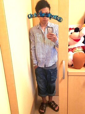 ふる〜いの着るヤツ。さん（メンズ・173cm）の夏コーディネート