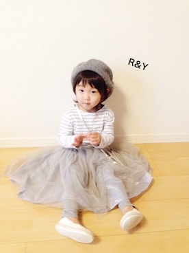 「おめかしコーデ」｜R&Y_mamaさん（キッズ・90cm）の春コーディネート
