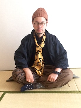 「アイテム（その他アウター）」を使った、あらたくんさん（メンズ・178cm・30代）の秋コーディネート