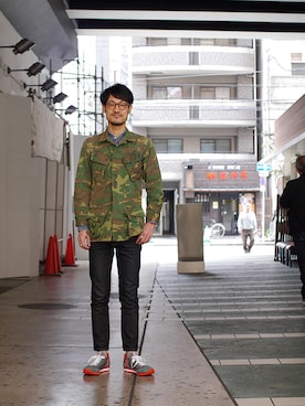 「Levi's」｜LB_UENOさん（メンズ・182cm）の春コーディネート