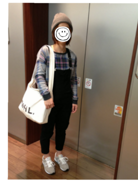 「RCWB（アールシーダブリュービー）のアイテム（オールインワン・サロペット）」を使った、ＫＡＯＹＵさん（レディース・160cm）の秋コーディネート