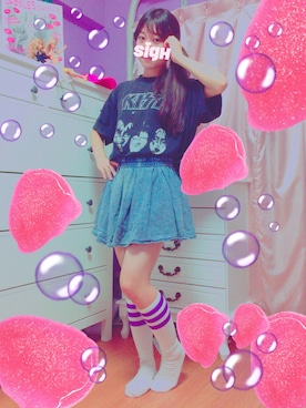 「PECOGIRL」｜아이🌈💕さん（レディース・154cm）の夏コーディネート