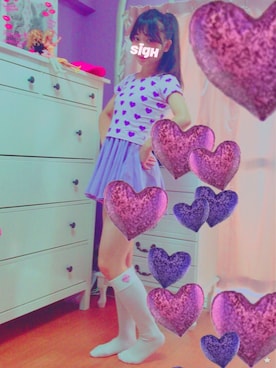 「PECOGIRL」｜아이🌈💕さん（レディース・154cm）の夏コーディネート