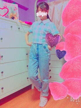 「PECOGIRL」｜아이🌈💕さん（レディース・154cm）の夏コーディネート
