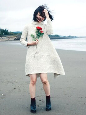 「If&n（イフアンドエヌ）のアイテム」を使った、Gini さん（レディース・169cm）の夏コーディネート