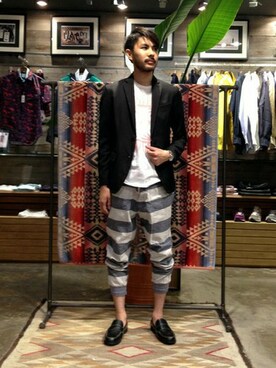 藤井　悠大さん（メンズ・172cm）の春コーディネート