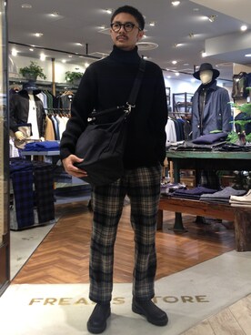 藤井　悠大さん（メンズ・172cm）の秋コーディネート