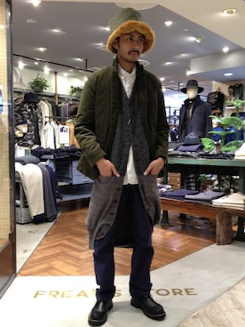 藤井　悠大さん（メンズ・172cm）の秋コーディネート