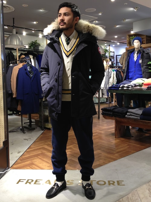 藤井 悠大 Freak S Store 新宿メンズ店 Freak S Storeのダウンジャケット コートを使ったコーディネート Wear