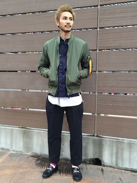 藤井　悠大さん（メンズ・172cm）の春コーディネート