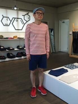 「WORLD WORKERS（ワールドワーカーズ）のアイテム（アクセサリー）」を使った、ssojaeさん（メンズ・174cm）の夏コーディネート