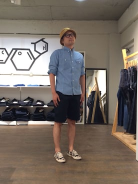 「ROGUE TERRITORY（ローグテリトリー）のアイテム（その他）」を使った、ssojaeさん（メンズ・173cm）の夏コーディネート