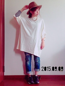 も か み ゆさん(レディース・152cm)の秋コーディネート