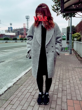 も か み ゆさん（レディース・152cm）の冬コーディネート