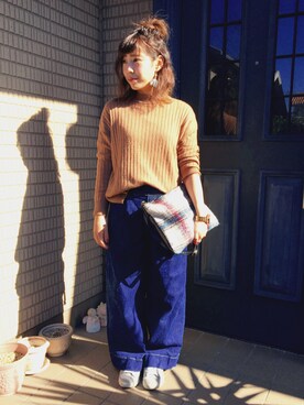 も か み ゆさん（レディース・152cm）の秋コーディネート