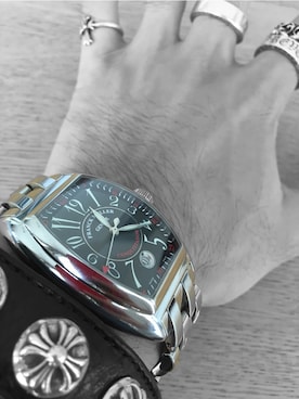 「FRANCK MULLER」｜あっくん。さん（メンズ・170cm）の夏コーディネート
