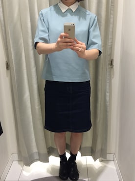 「DRWCYS（ドロシーズ）のアイテム（その他トップス）」を使った、tamaさん（レディース・161cm）の秋コーディネート