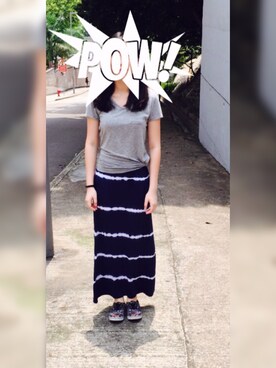 「cotton on」｜「アイテム（ワンピース/ドレス）」を使った、Joyce yam さん（レディース・165cm）の春コーディネート