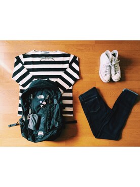 「SAINT JAMES（セントジェームス）のアイテム」を使った、kuboさん（メンズ・174cm）の秋コーディネート