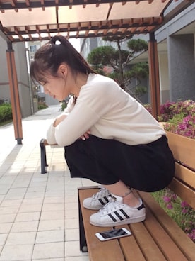 「와이드팬츠」｜효진さん（レディース・160cm）の春コーディネート