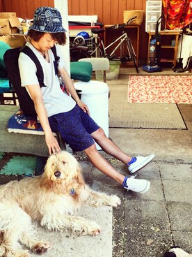 H. Komoriさん（メンズ・166cm）の夏コーディネート