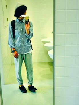 H. Komoriさん（メンズ・166cm）の秋コーディネート