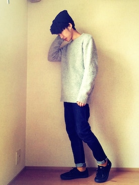 H. Komoriさん（メンズ・167cm）の春コーディネート