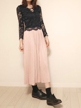 「ECCO（エコー）のアイテム」を使った、もりのがっこうさん（レディース・161cm）の秋コーディネート