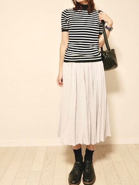 「ECCO（エコー）のアイテム」を使った、もりのがっこうさん（レディース・161cm）の秋コーディネート