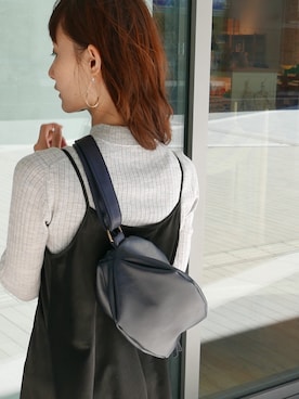 「ZARA（ザラ）のアイテム（ピアス（両耳用））」を使った、もりのがっこうさん（レディース・161cm）の秋コーディネート