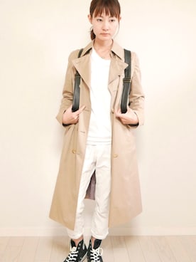 「northface（ノースフェイス）のアイテム」を使った、もりのがっこうさん（レディース・161cm）の冬コーディネート