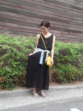 「NETSTAR（ネットスター）のアイテム（ワンピース/ドレス）」を使った、NETSTARさん（レディース・159cm）の夏コーディネート