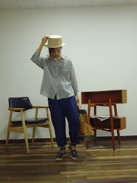 「NETSTAR（ネットスター）のアイテム（バッグ）」を使った、NETSTARさん（レディース・159cm）の夏コーディネート