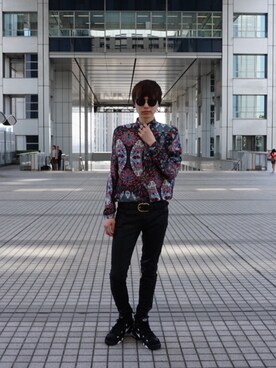 「model」｜®yo-kiさん（メンズ・182cm）の秋コーディネート