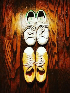 「stansmith」｜Tomohisa Matsumotoさん（メンズ・170cm）の冬コーディネート