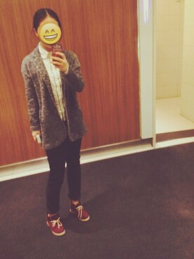 「アイテム（ブーティ、レッド系）」を使った、Jatwyさん（レディース・164cm）の春コーディネート