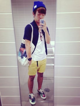 mr.わくわくさん（メンズ・168cm）の夏コーディネート