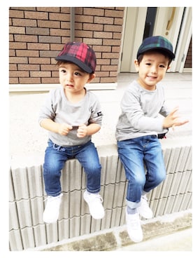 たいちゃんさん(キッズ・90cm)の春コーディネート