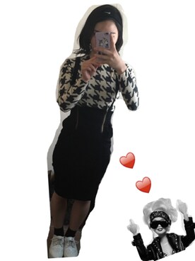 翔子さん（レディース・157cm）の春コーディネート