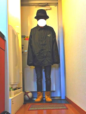 「SOPHNET.（ソフネット）のアイテム（ナイロンジャケット）」を使った、ゆーへさん（メンズ・158cm）の春コーディネート