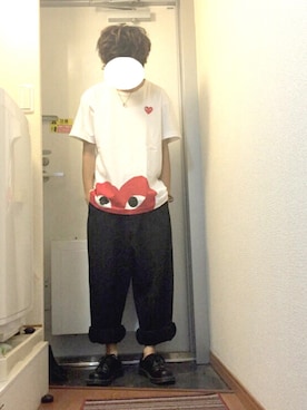 「EDWIN（エドウィン）のアイテム（アクセサリー）」を使った、ゆーへさん（メンズ・158cm）の夏コーディネート