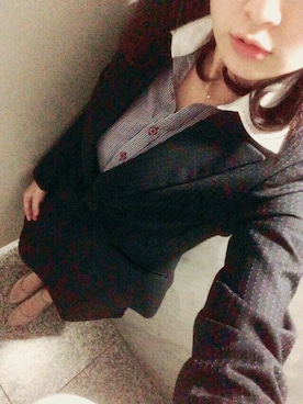 「ステッチ」｜「アイテム（セットアップ）」を使った、くるみさん（レディース・160cm）の冬コーディネート