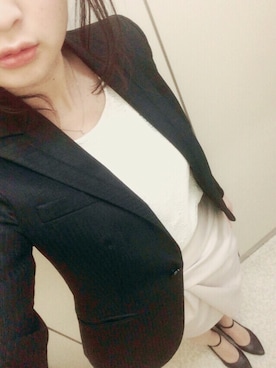「きっちりスタイル」｜くるみさん（レディース・160cm）の冬コーディネート